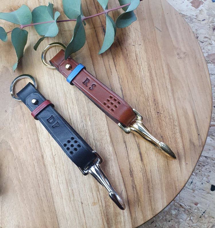 Hands of Tym SLG 'Sycamore Fob' The Bespoke Handmade Leather Key Fob