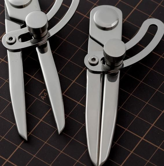 Adjustable 4" Stainless Steel Wing Leather Craft Divider Hands of Tym