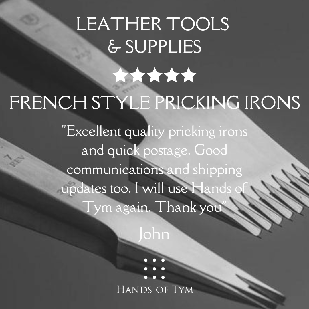Leather craft tools and supplied video