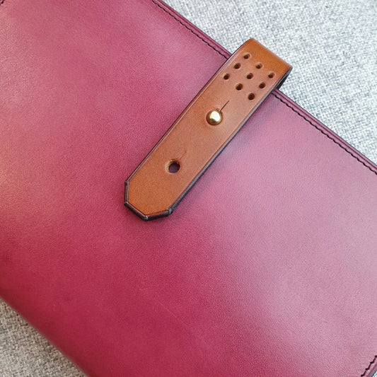 Hands of Tym Notebooks & Notepads 'Laurel' The Bespoke Handmade Luxury Leather Notebook Journal A5 standard