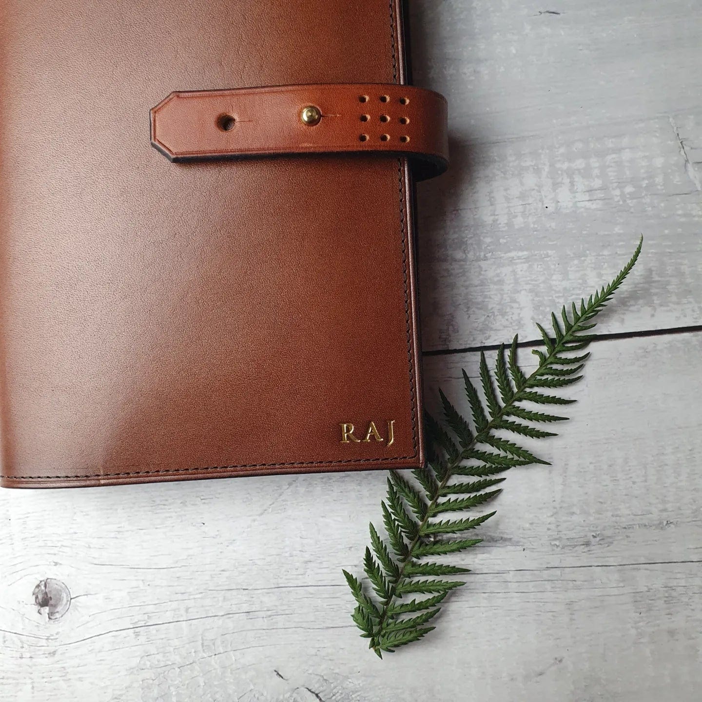 Hands of Tym Notebooks & Notepads 'Laurel' The Bespoke Handmade Luxury Leather Notebook Journal A5 standard