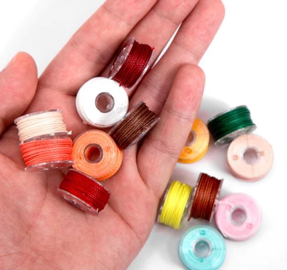 Hands of Tym Tools and Supplies 25 Colours Leather Sewing Thread Kit Round Waxed Thread Set - 0.55mm
