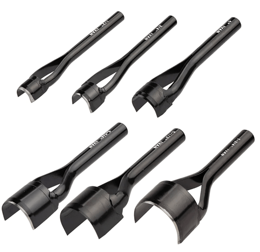 Ivan Tools and Supplies Heavy Duty Round  Leather Strap End Punches