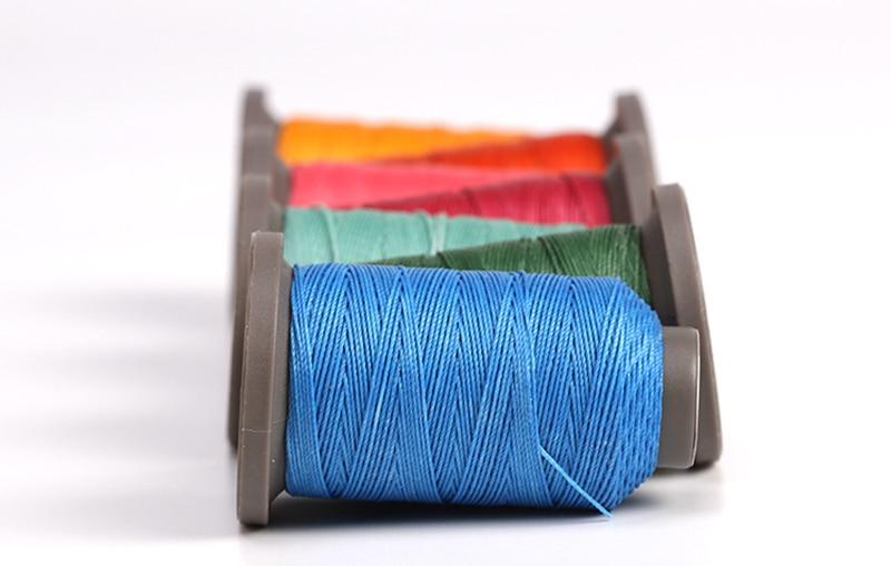 Hands of Tym 100% polyester waxed thread - 0.55 mm diameter for leather crafting