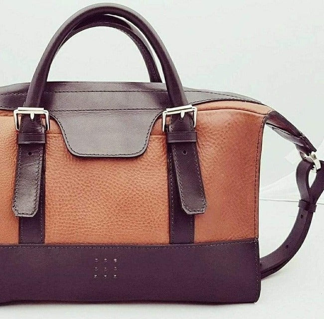 Hands of Tym Bag 'Fern' Bespoke Handmade Leather Handbag with zip and top handle