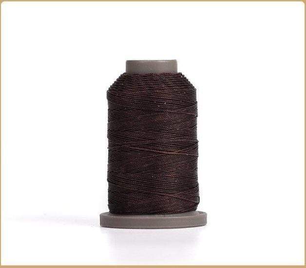 Hands of Tym Chocolate-1spool 100% polyester waxed thread - 0.55 mm diameter for leather crafting