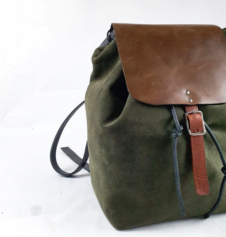 Hands of Tym Course 'Bag In A Day' Practical Leather Course Backpack