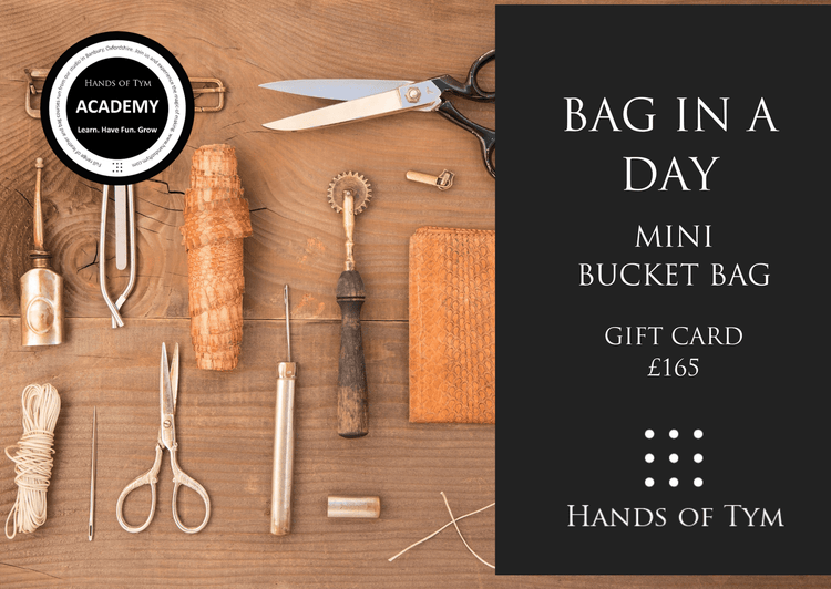 Hands of Tym Gift Card Bag in a Day (Mini Bucket Bag) - £165 Hands of Tym Gift Cards