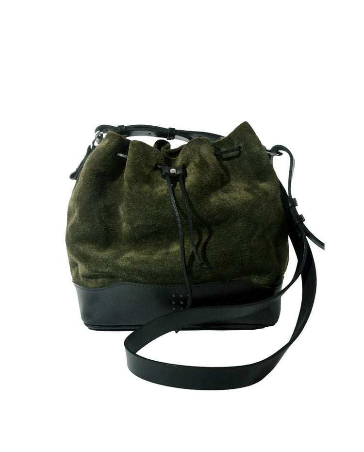 Hands of Tym Handbags 'Hazel' Bespoke Handmade Soft Suede Medium Bucket Bag