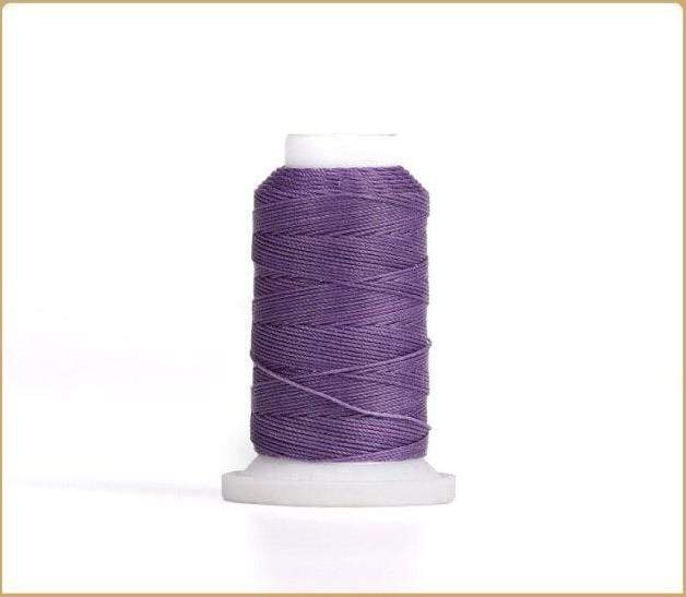 Hands of Tym Lilac Blue-1spool 100% polyester waxed thread - 0.55 mm diameter for leather crafting