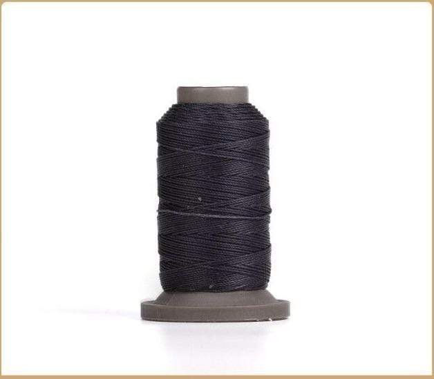 Hands of Tym Middle blue-1spool 100% polyester waxed thread - 0.55 mm diameter for leather crafting