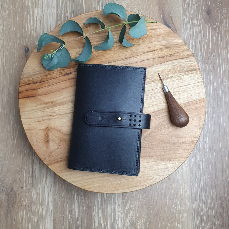 Hands of Tym Notebooks & Notepads 'Laurel' The Bespoke Handmade Luxury Leather Notebook / Diary A6
