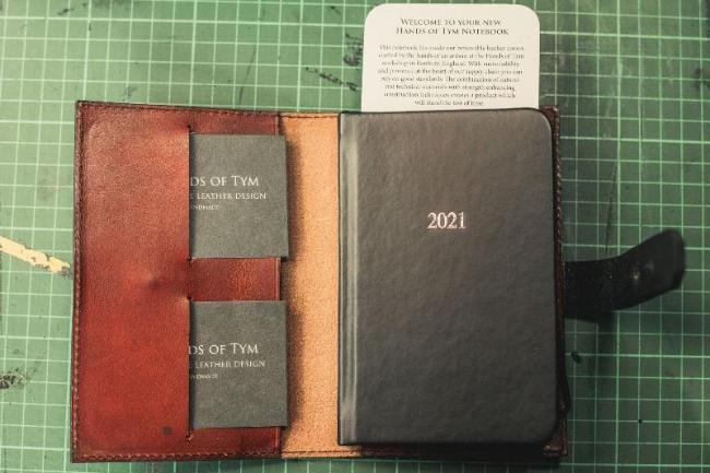 Hands of Tym Pocket - Slim A6 / 2021 DIARY Luxury Leather Notebook / Diary INSERT ONLY