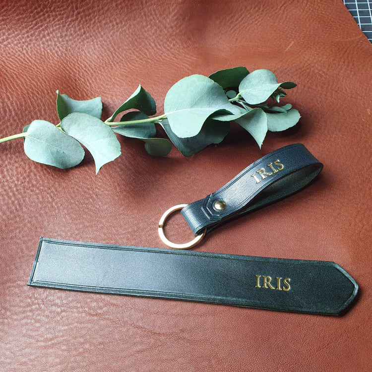 Hands of Tym 'Samara' The Personalised Handmade Leather Keyring