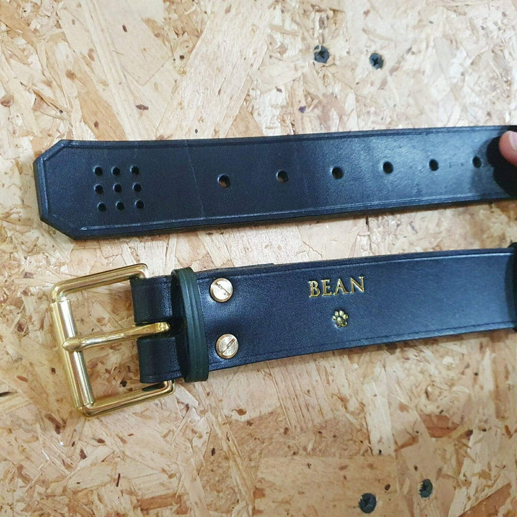 Hands of Tym SLG 'Ash Wide' Bespoke Handmade Leather Belt - Wide 38mm