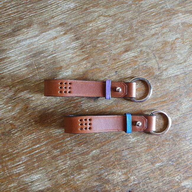 'Sycamore' Handmade Leather Keyring – Hands of Tym