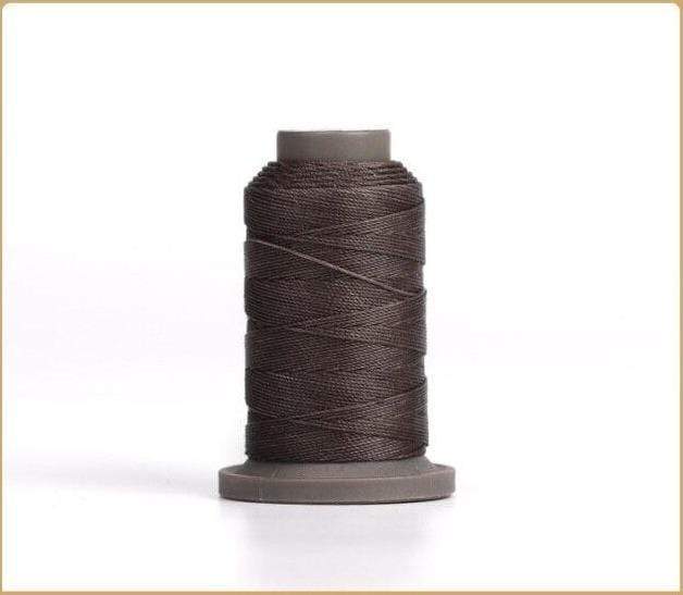 Hands of Tym Tin Gray-1spool 100% polyester waxed thread - 0.55 mm diameter for leather crafting