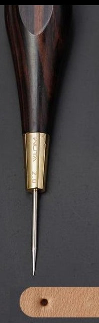 Hands of Tym Tools and Supplies Leather Awl with Ebony Blackwood & Brass Fittings